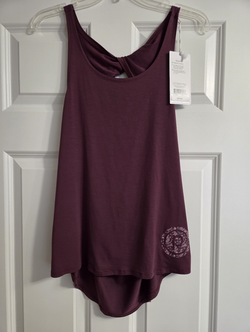 Tavi Sleeveless Twist-Back Tank Top